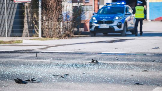 Kolizja z udziałem autobusu 