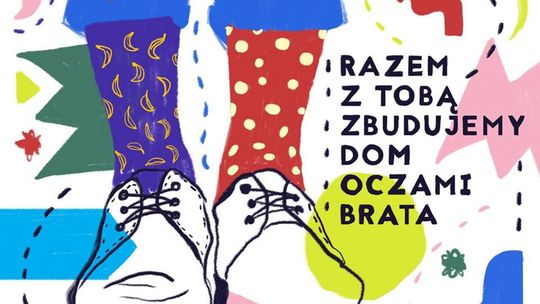 Kolorowe skarpetki włóż i pomagaj