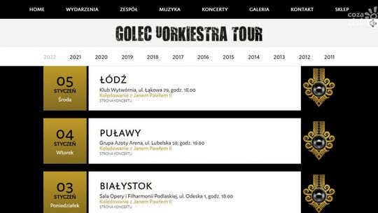 Koncert braci Golec... jednak nie w Radomiu, a w Puławach