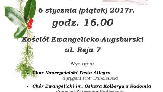 Koncert Kolęd w Kościele Ewangelicko - Augsburskim