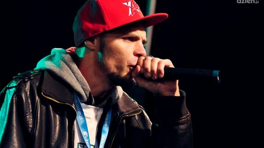 Koncert rapera Łukasza Wiecznego Wieczorka