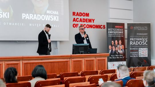 Konferencja "Mistrzowskie Zarządzanie" na Akademii Handlowej Nauk Stosowanych w Radomiu Konferencja "Mistrzowskie Zarządzanie" na Akademii Handlowej Nauk Stosowanych w Radomiu