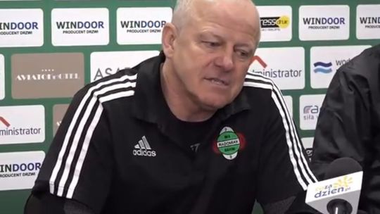 Konferencja prasowa po meczu Radomiak Radom - Rozwój Katowice