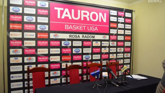 Konferencja prasowa po meczu Rosa - Polpharma