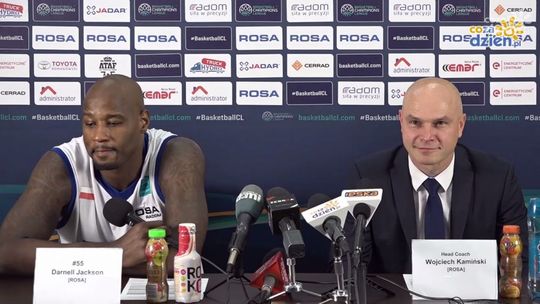 Konferencja prasowa po meczu ROSY Radom z PAOK Saloniki