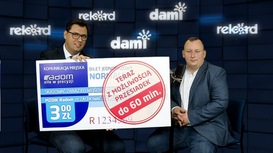 Konrad Frysztak: Będą bilety 60-minutowe