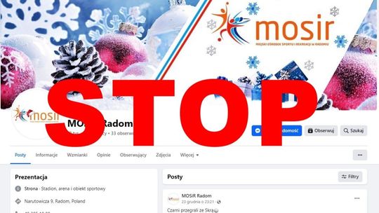 Konto MOSiR-u zostało zhakowane