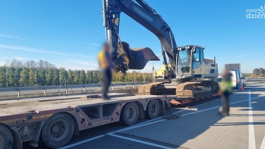 Koparka była za ciężka