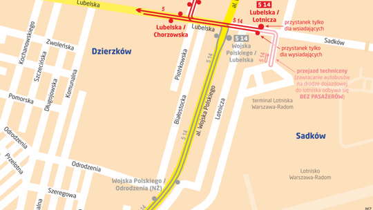 Korekty tras linii 5 i 14 