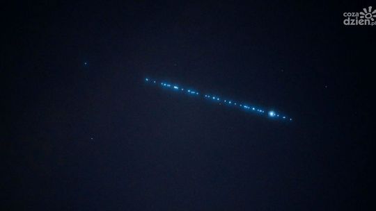 Kosmiczny pociąg Elona Muska nad Polską