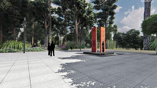 Kozienice. Powstanie Pomnik Niepodległości