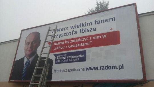 Kto żartuje z prezydenta na billboardach?
