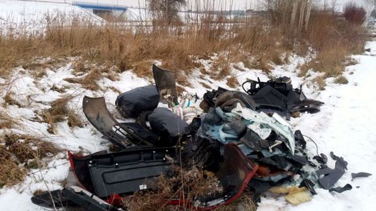 Ktoś podrzucił śmieci przy ul. Energetyków