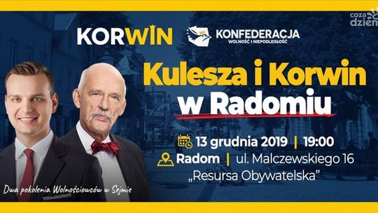 Kulesza i Korwin w Radomiu