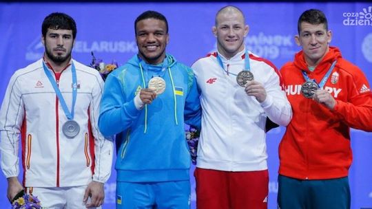 Kułynycz z medalem Igrzysk Europejskich