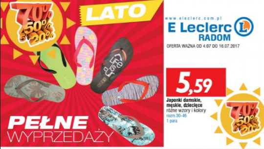 Lato pełne wyprzedaży z E.Leclerc
