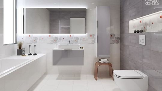 Łazienka w stylu romantycznym