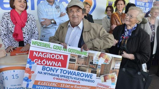 Leclerc rozdawał nagrody, w tym bon na 9 tys. zł!