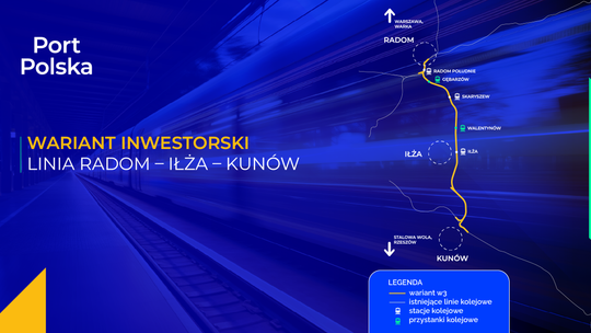 Linia kolejowa nr 84 coraz bliżej. Wybrano wariant Radom–Iłża–Kunów