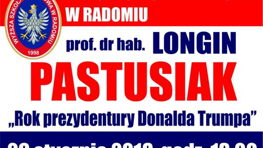 Longin Pastusiak podsumuje rok Donalda Trumpa