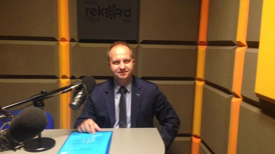 Łukasz Białczak - rozmowa w studiu lokalnym Radia Rekord