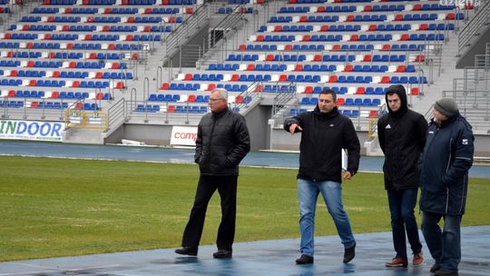 Lustracja PZPN stadionu przy ul. Narutowicza