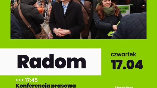 Magdalena Biejat spotka się z mieszkańcami Radomia