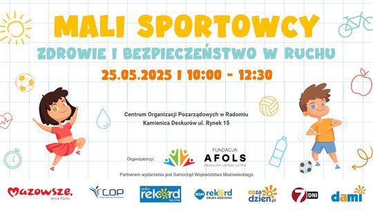 „Mali Sportowcy” wracają do Kamienicy Deskurów – trzecie spotkanie już 25 maja!