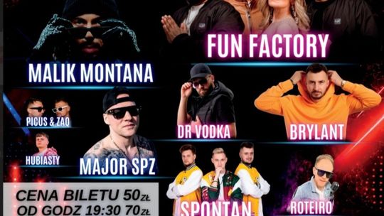 Malik Montana, Fun Factory i Baciary w Szydłowcu! Nadchodzi 14. Pomidzi Hit Festival!