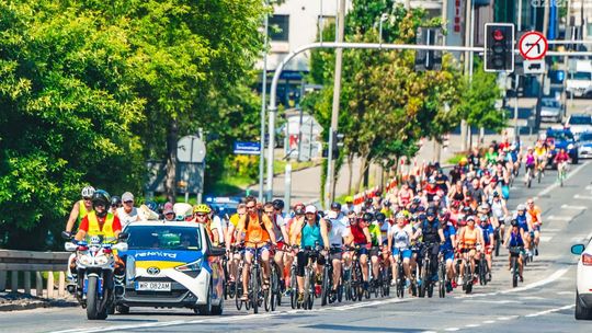 Mapa wyprawy rowerowej Co Za Jazda! do Przytyka