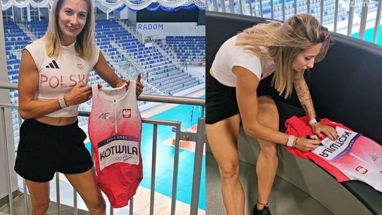 Martyna Kotwiła przekazała swój reprezentacyjny trykot z Paryża do muzeum sportu w Radomiu!