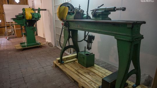 Maszyny z Fabryki Broni w muzeum Malczewskiego