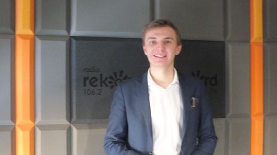 Mateusz Wojcieszak - rozmowa w studiu lokalnym Radia Rekord