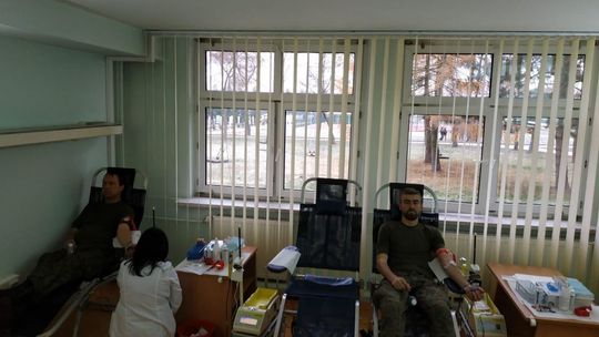 Mazowieccy terytorialsi oddali 40 litrów krwi