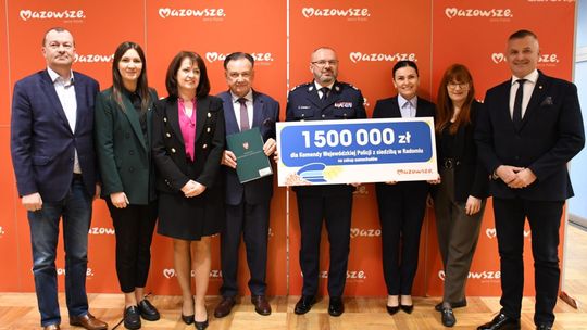 Mazowiecka policja i PSP ze wsparciem samorządu