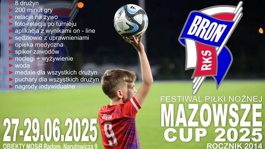 Mazowsze Cup od piątku do niedzieli na boiskach MOSiR-u
