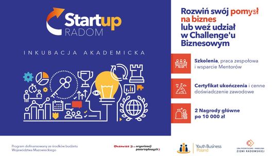 Mazowsze stawia na młode talenty i wspiera je poprzez program inkubacji akademickiej Startup Radom