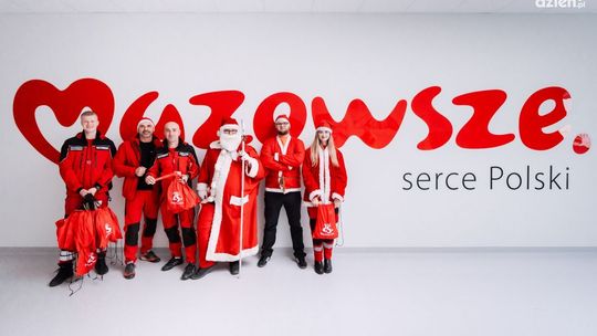 Mazowsze z mikołajowym sercem w radomskich szpitalach
