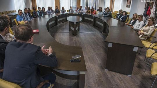 Medaliści mistrzostw Polski gościli u prezydenta