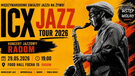 Międzynarodowe gwiazdy jazzu zagrają w Food Hall w Radomiu