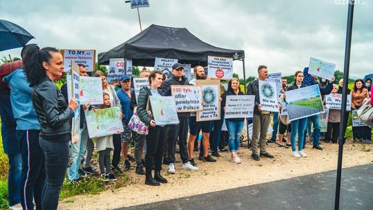 Mieszkańcy Potkanowa protestują przeciwko budowie hali. - To ekologiczna katastrofa - tłumaczą
