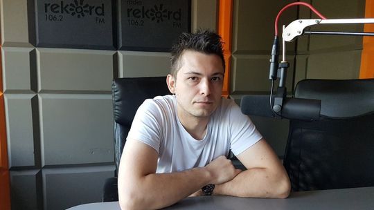 Mikołaj Ganabisiński - rozmowa w studiu lokalnym Radia Rekord