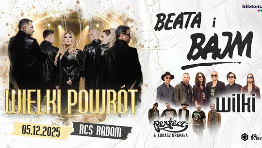 Mikołajkowe święto rocka w RCS! Na scenie Beata i Bajm, Wilki, a także Perfect & Łukasz Drapała