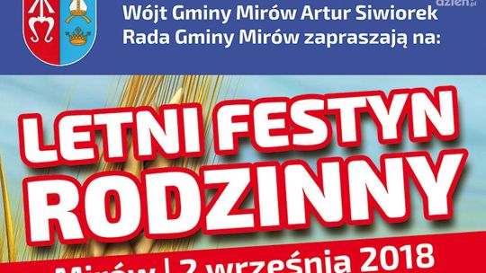 Mirów. Dożynki i festyn rodzinny już niebawem