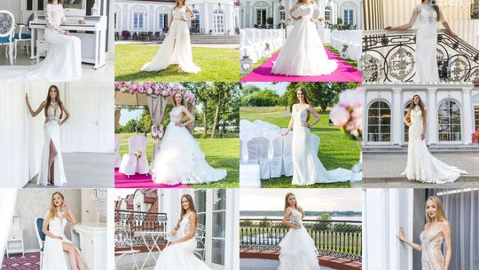 Miss Polonia. Sesja finalistek w sukniach ślubnych