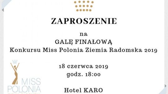 Miss Polonia - zaproszenia na galę finałową dostępne!
