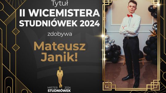 Mister Studniówek 2024: II Wicemister