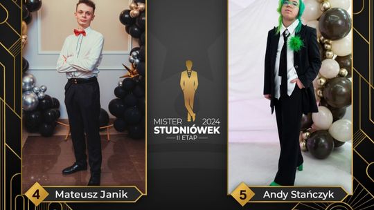 Mister Studniówek 2024: Kto przejdzie do półfinału?