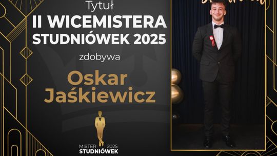 Mister Studniówek 2025: Kto został drugim vicemisterem?
