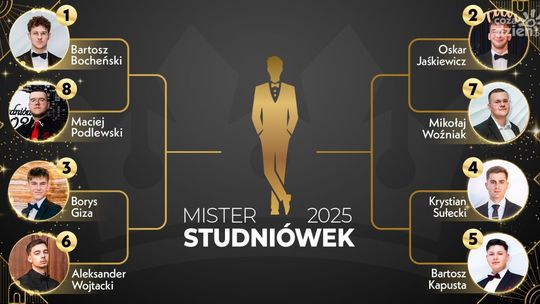 Mister Studniówek 2025. Znamy pierwszych finalistów